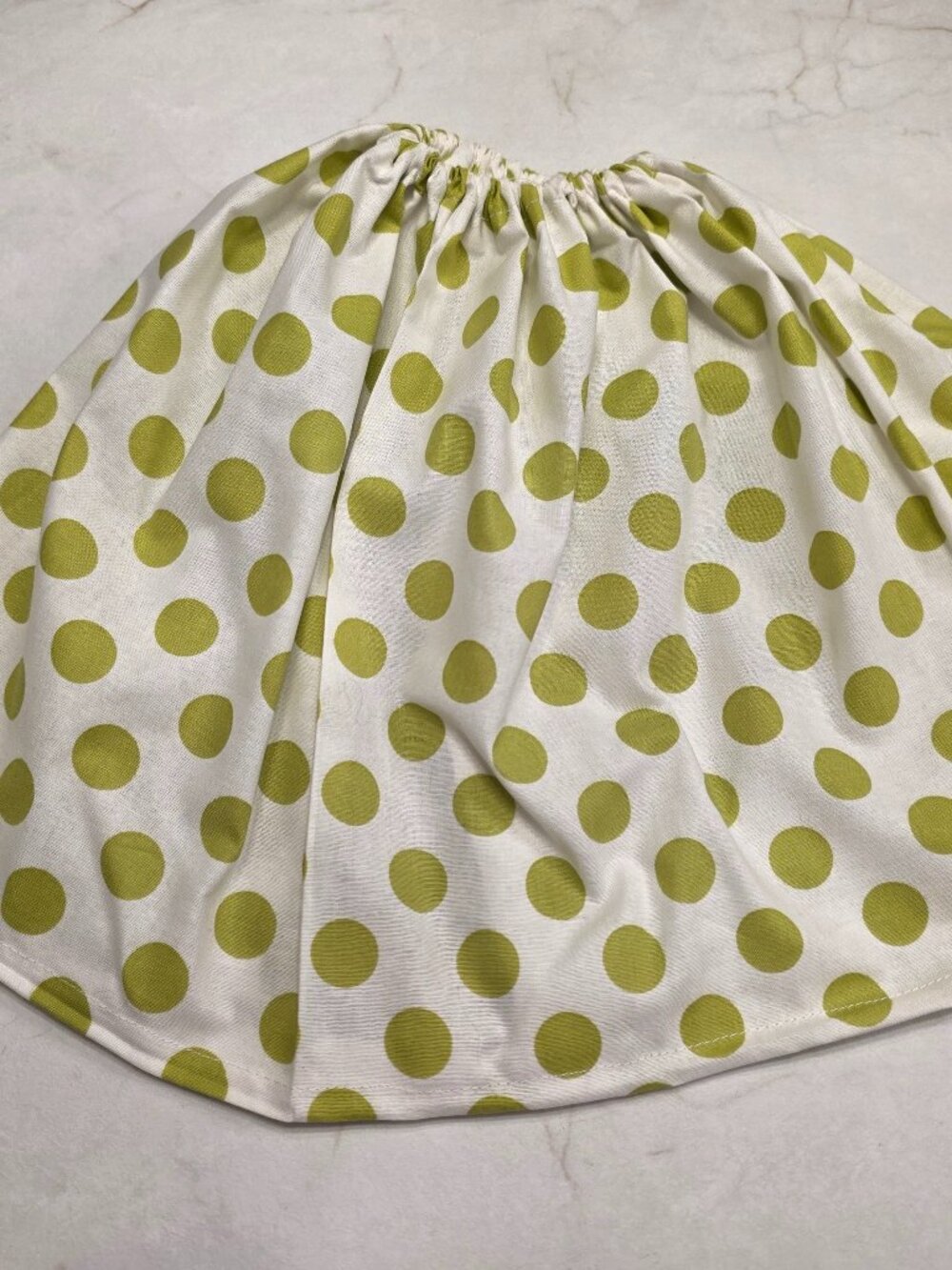 24" Handmade Green Polka Dot dress